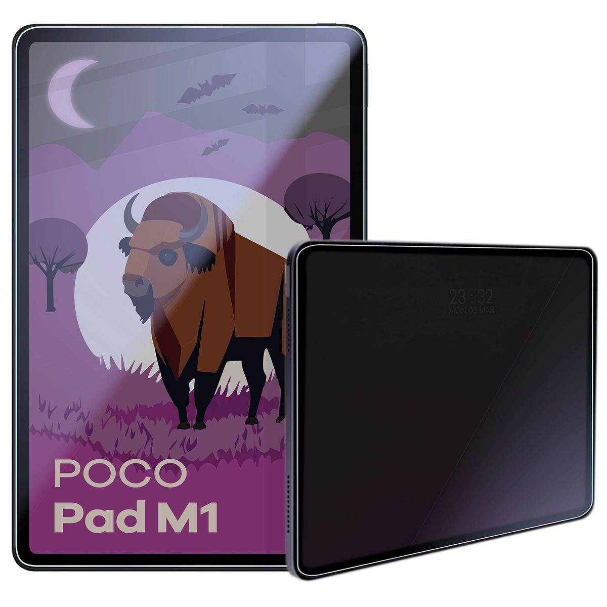 Szkło hybrydowe prywatyzujące Bizon Tab Hybrid Shadow do Poco Pad M1